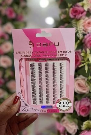 Cílios postiço tufo fio a fio Dafu D9-14Mix