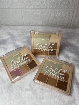 Paleta fenzza Golden Paleta de sombra & iluminador