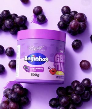 Gelatina beijinhos de uva